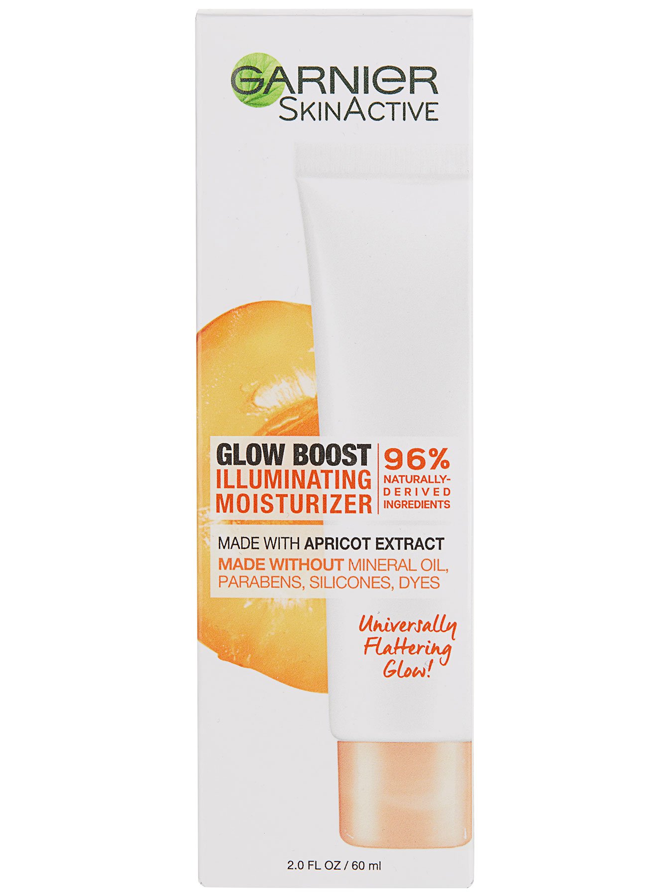 Front view of Glow Boost Illuminating Moisturizer box.
